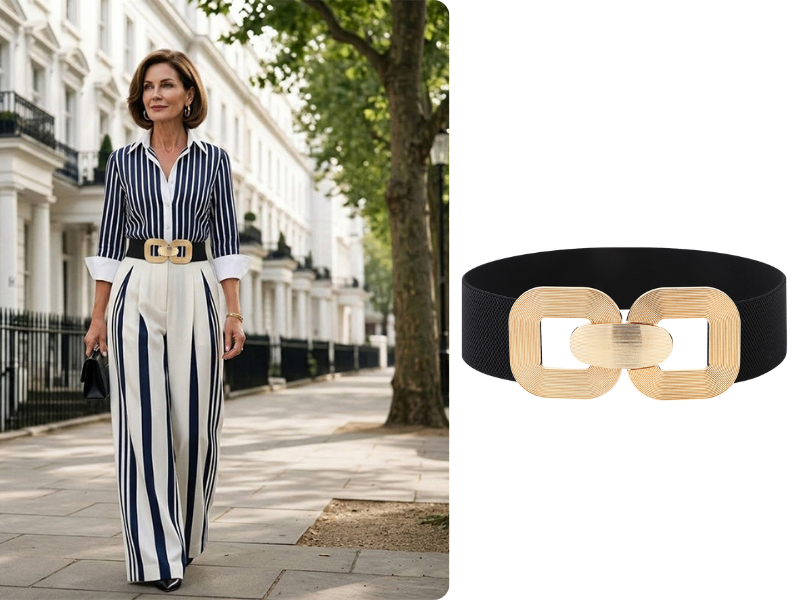 π 50% OFF NOW! π Women's Striped Shirt & Wide-Leg Pants 2-Piece Set β Vertical Stripes, Breathable Fabric & Versatile Style β¨