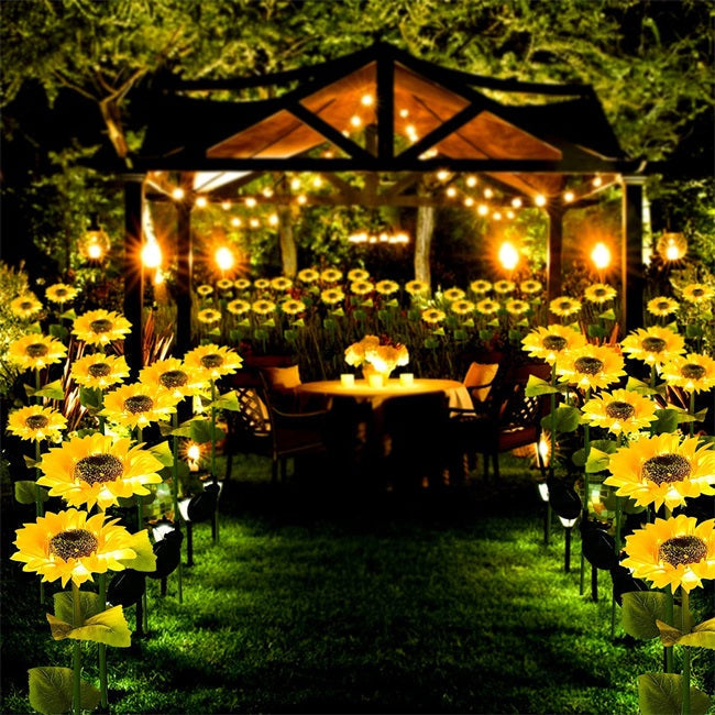 ⏳Time-limited Special⏰Sunflower Solar Garden Stake Led Lights🌻